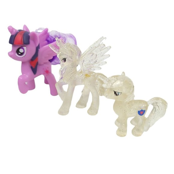 Hasbro My Little Pony Mini Figures Toys Unicorns Wings Lot Of 9 - Picture 8 of 11